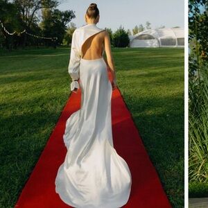 MATTERSTORE white Cannes gown